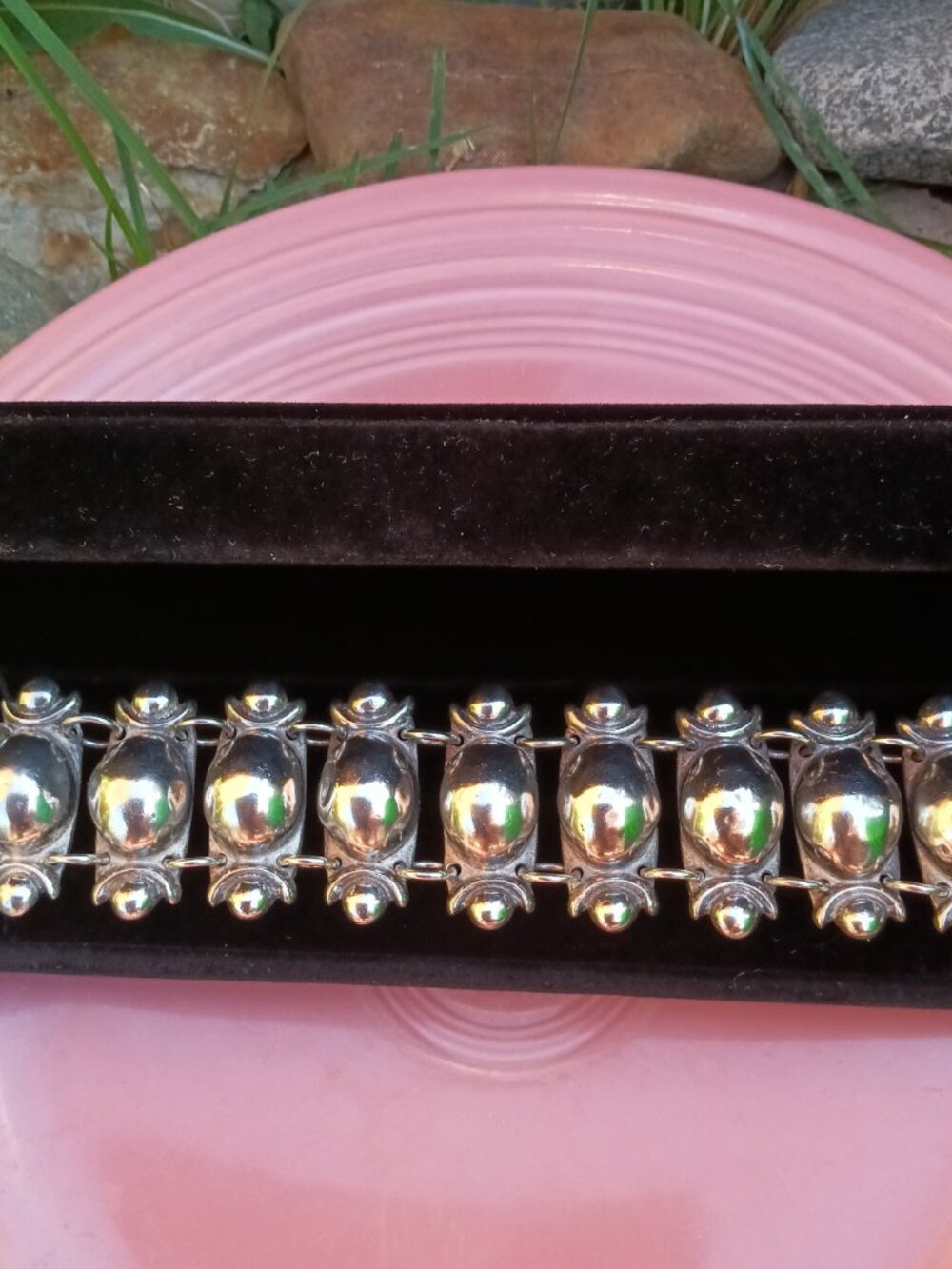 Pre 1940's C. Avila de la Borda Sterling Bracelet - Picture 5 of 6
